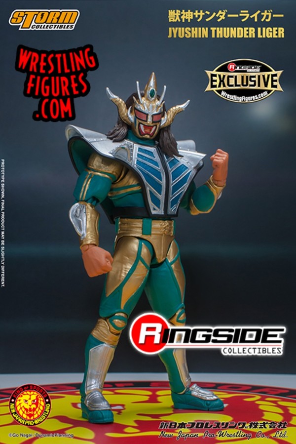 Jushin Thunder Liger ((Green) Ringside Exclusive), New Japan Pro-Wrestling, Storm Collectibles, Action/Dolls, 1/12
